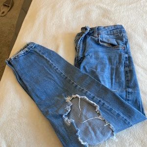 Wild fable mom jeans with holes